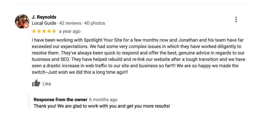 Jessica's 5-star review - Complex issues resolved with best genuine advice